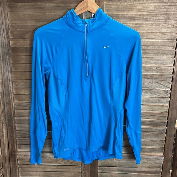 Nike Dri-Fit 1/3 Zip Athletic Top - Picture 1 of 9